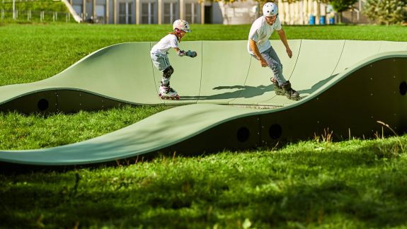 Pumptrack-Familie 